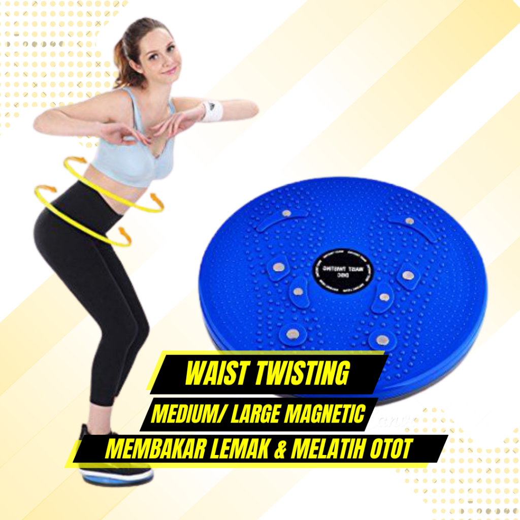 Alat Pengecil Perut Pengencang Perut Pembakar Lemak Kalori Perut Paha Piring Senam