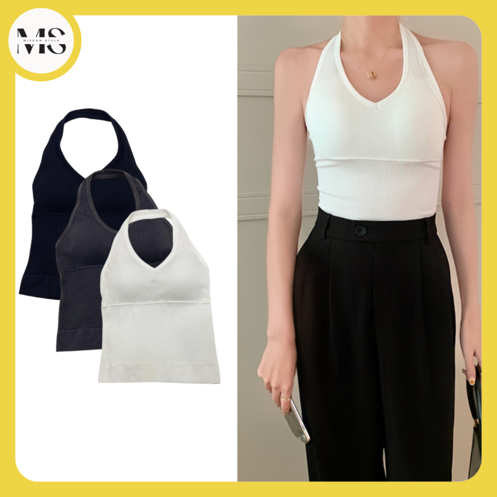 *Miyeon* 183 Tank Top Wanita Korean Sexy Tanpa Kawat Tanktop Premium Import