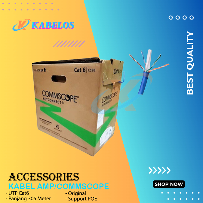 Commscope/AMP UTP Cat 6 UTP Cable Data Cat 6 AMP Original