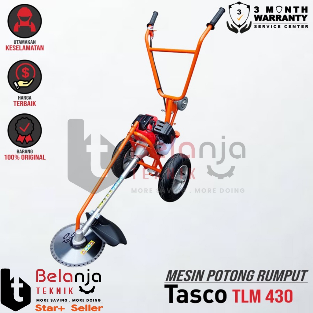 Tasco Mesin Potong Rumput Dorong TLM 430 Lawn Mower TLM430