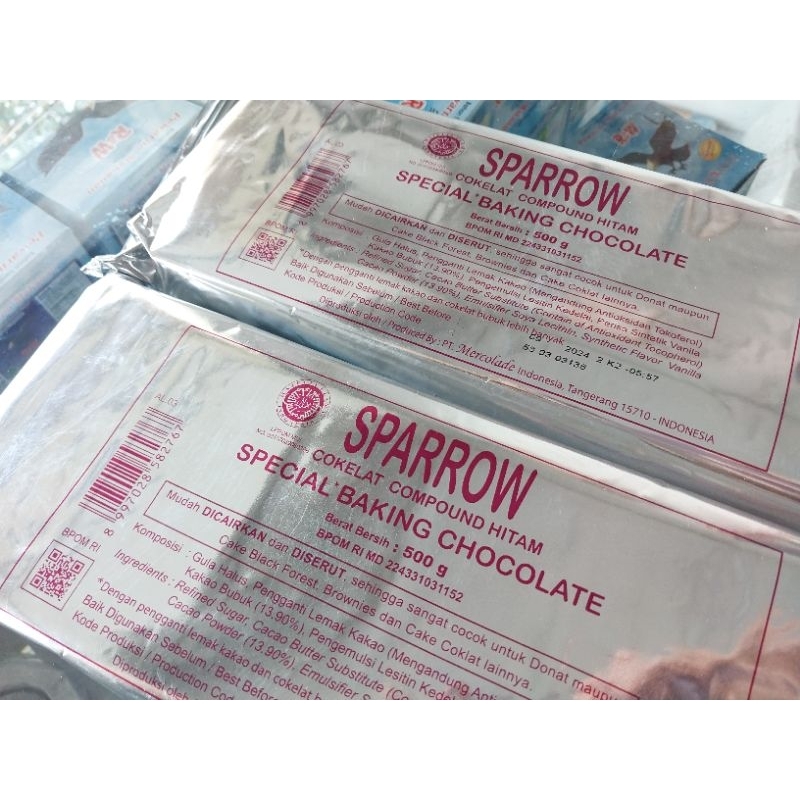 

SPARROW COKLAT COMPOUND 500g