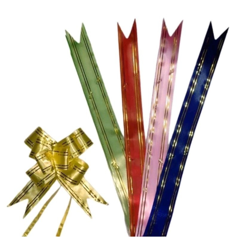 

pita tarik pita serut lis emas 30mm isi 10 pcs