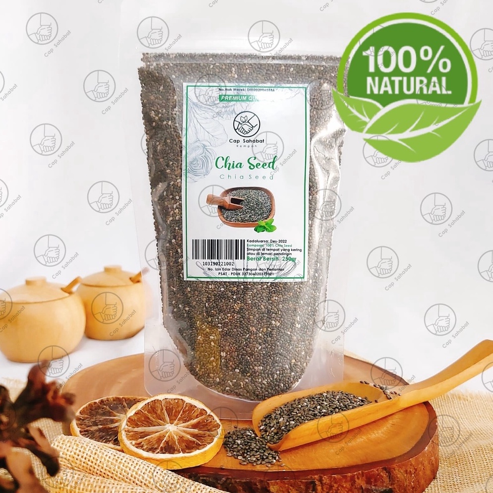 

Re4dy 250gr Black Chia Seed ORGANIK / Rempah / JSR 100% PREMIUM QUALITY Recomended