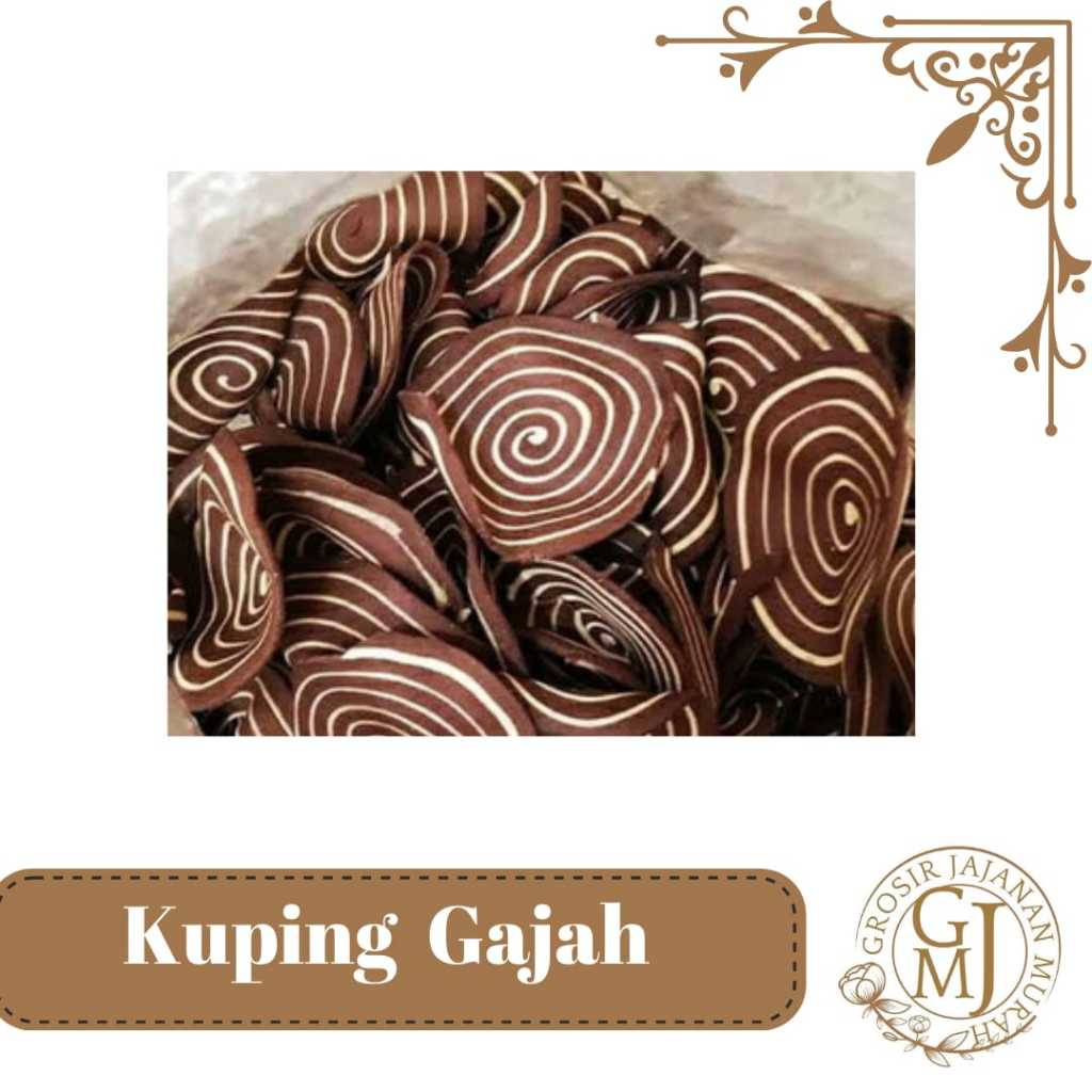 

MURAH BANGET Keripik Kuping Gajah Kue Cemilan Manis dan Renyah