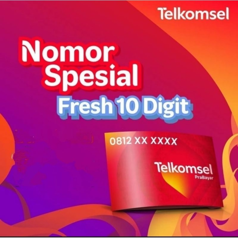 Nomor telkomsel 10digit prabayar