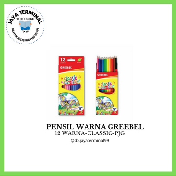 

PENSIL WARNA GREEBEL CLASSIC 12 WARNA