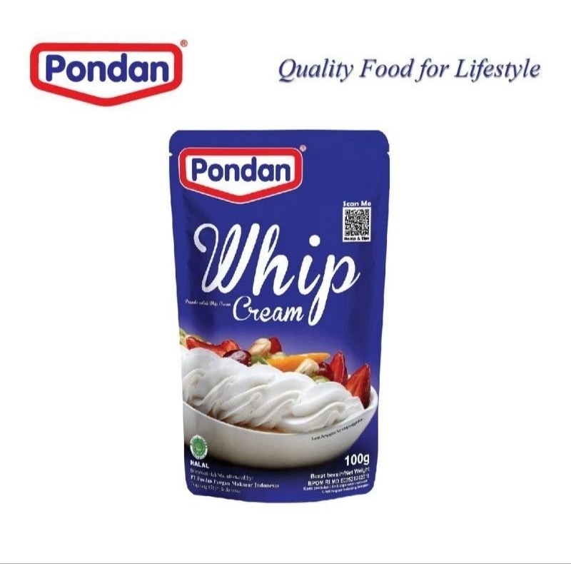 

❤ B6161 ❤ PONDAN WHIP CREAM 100g