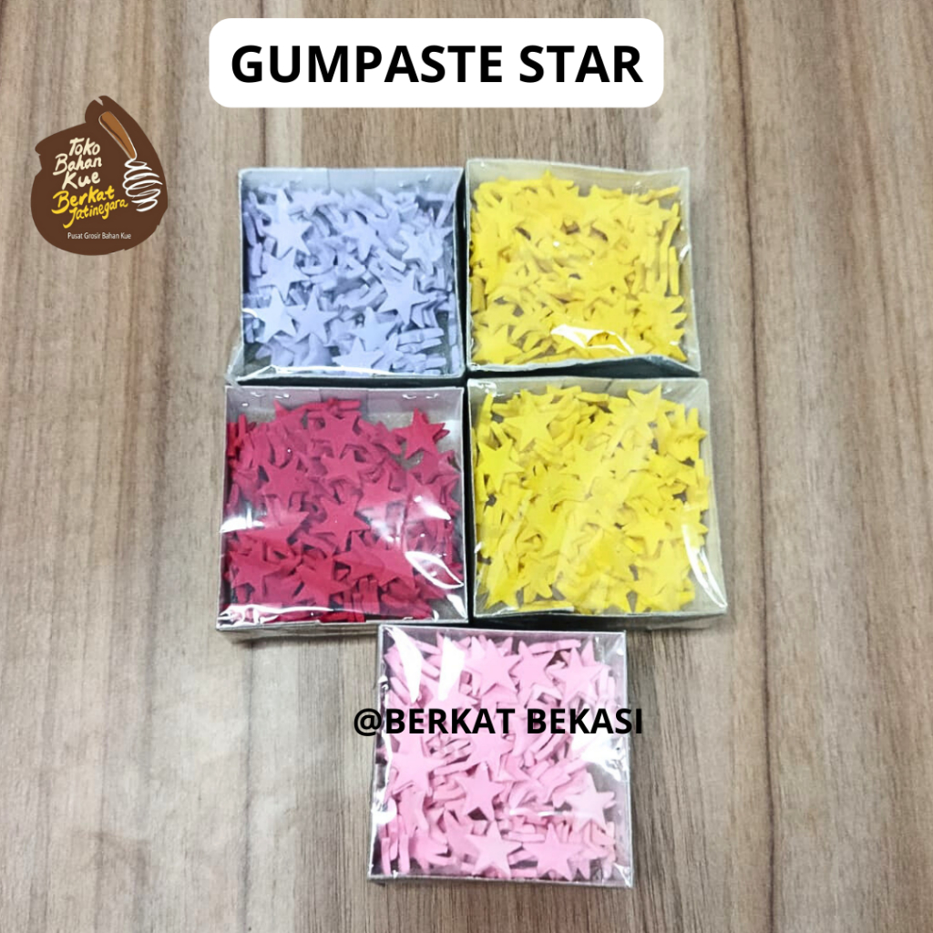 

GUMPASTE STAR /HIASAN KUE BINTANG
