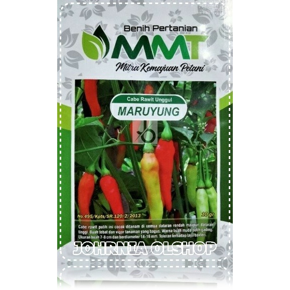 Johrnia 15 Benih Biji Cabe Rawit MARUYUNG
