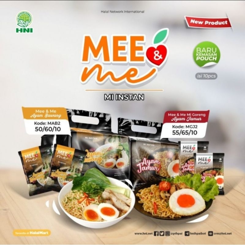 

MEE & ME GORENG AYAM JAMUR POUCH ISI 10 pcs