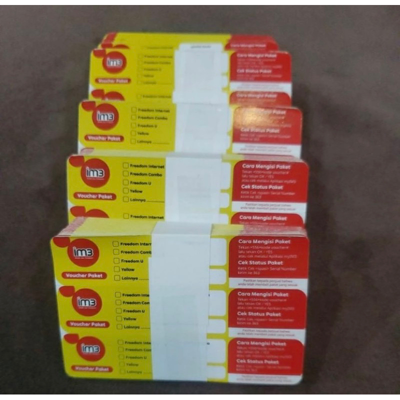 VOUCHER ZERO IM3/INDOSAT TEMBAK PAKET