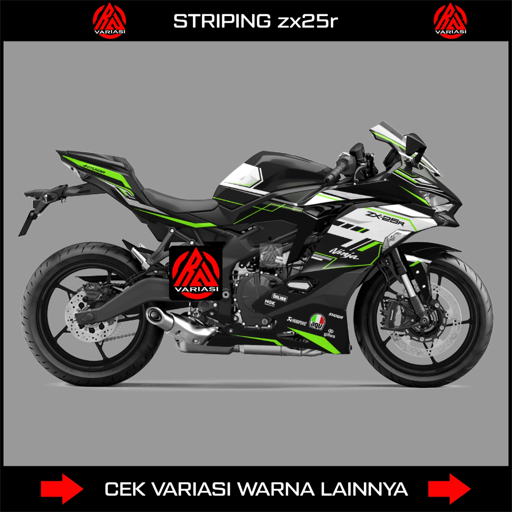 DECAL STRIPING NINJA ZX25R / STICKER NINJA ZX 25R