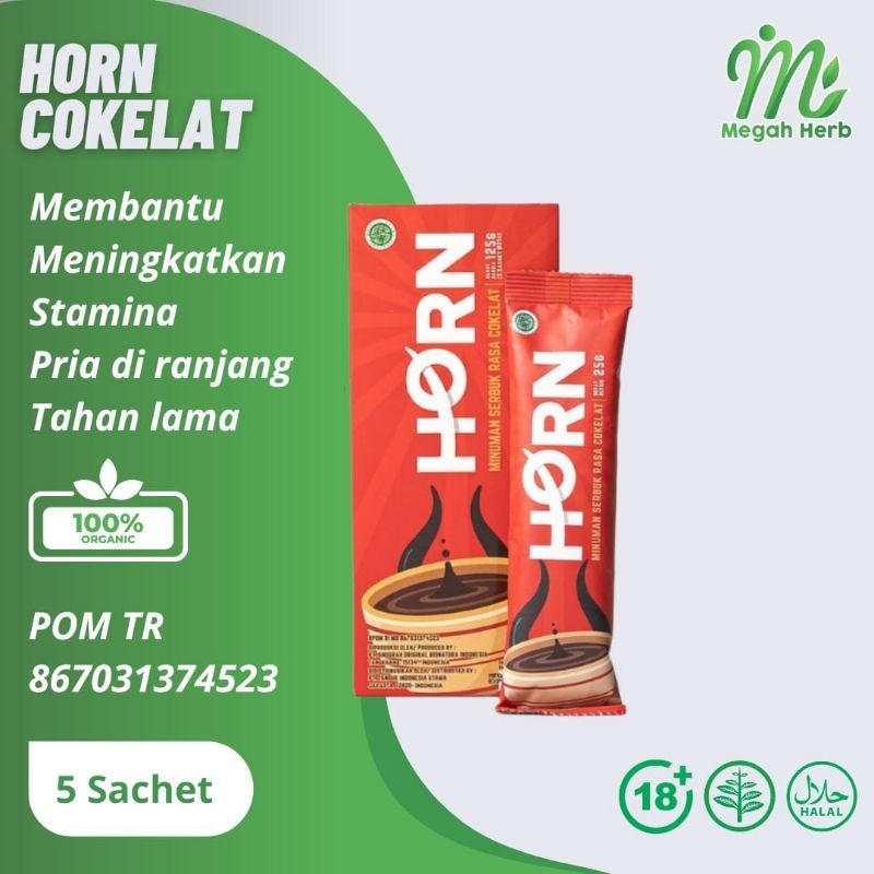 HORN Cokelat Boyke Minuman Rasa Coklat Untuk Terapi Ejakulasi Dini Dan Menambah Stamina