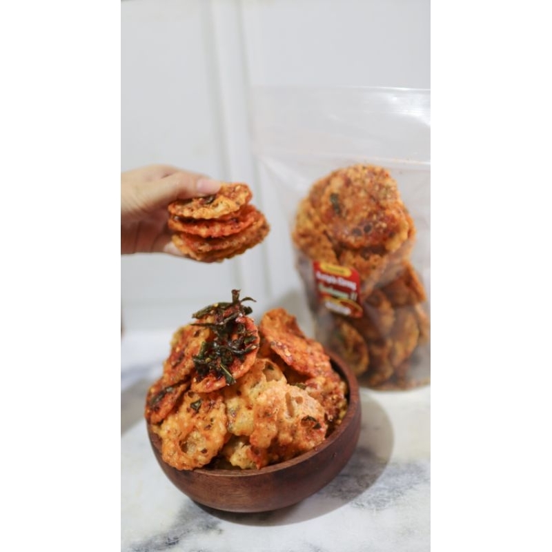 

Keripik Cireng Balado Pedas Daun Jeruk 200 Gram