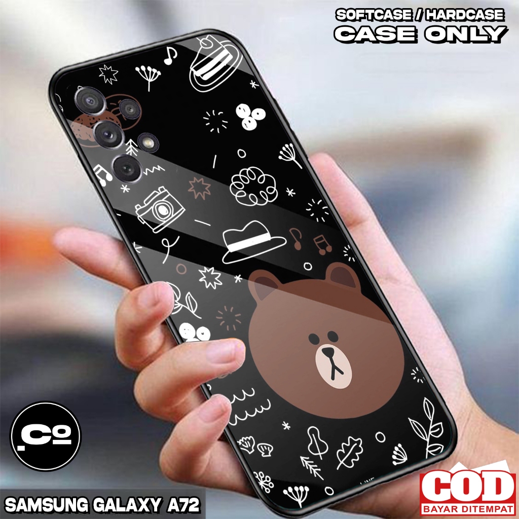 Case SAMSUNG GALAXY A72 - Casing SAMSUNG GALAXY A72 [ BEAR ] Silikon SAMSUNG GALAXY A72 - Kesing Hp - Casing Hp  - Case Hp - Case Terbaru - Case Terlaris - Softcase - Softcase Glass Kaca