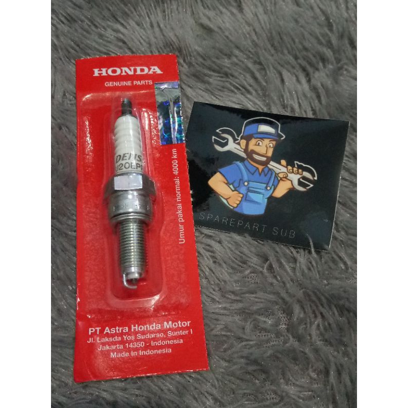 Busi U20EPR9 Denso Original HONDA | ASLI U20 Karisma Supra X 125 Beat Vario Karbu