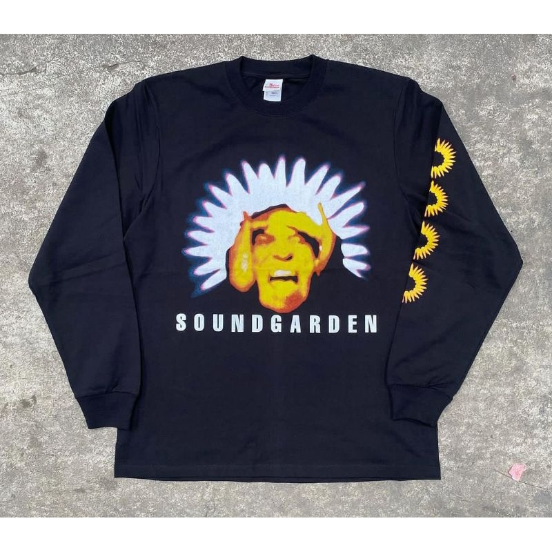 Longsleeve Soundgarden black hole sun bootleg grunge tshirt