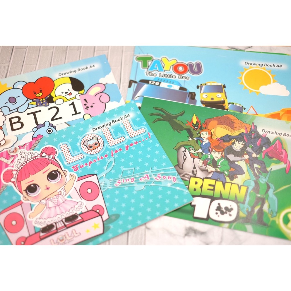 

R3d11 (5 Piece) Buku Gambar Anak Anak A4 [114]