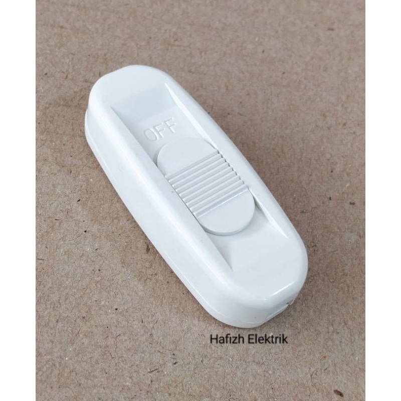 Saklar Gantung Pioline PSG-103W | Saklar Gantung Geser Warna Putih