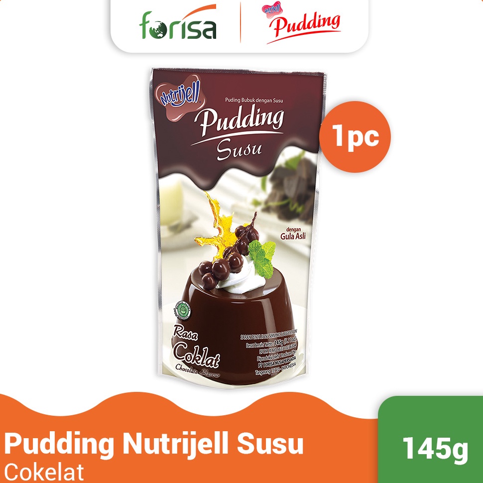 

R8ZHR Pudding Nutrijell Susu Rasa Cokelat 145 gr Harga Termurah