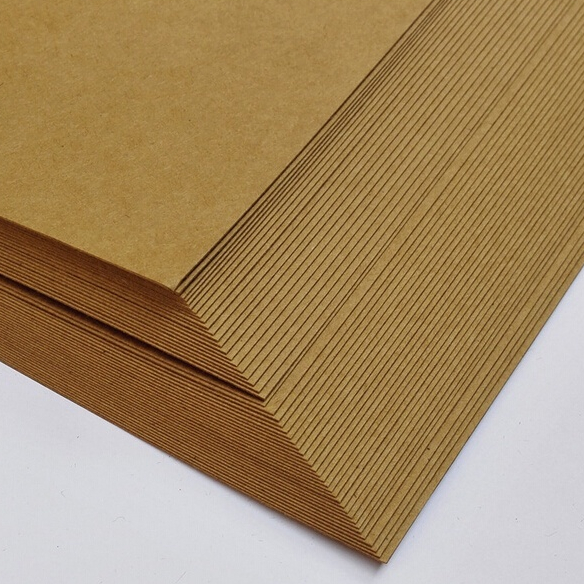 Karton Padi | Yellow Board/Hard Cover | F4 & A4 | Tipis | 20 Lembar