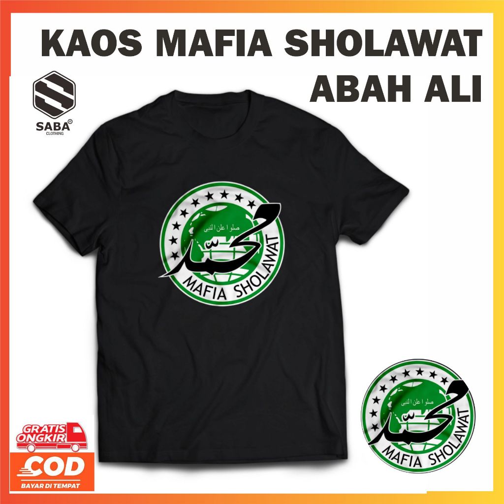 Baju Kaos Mafia Sholawat Nusantara - kaos mafia sholawat nusantara,kaos mafia pendek,kaos mafia Abah