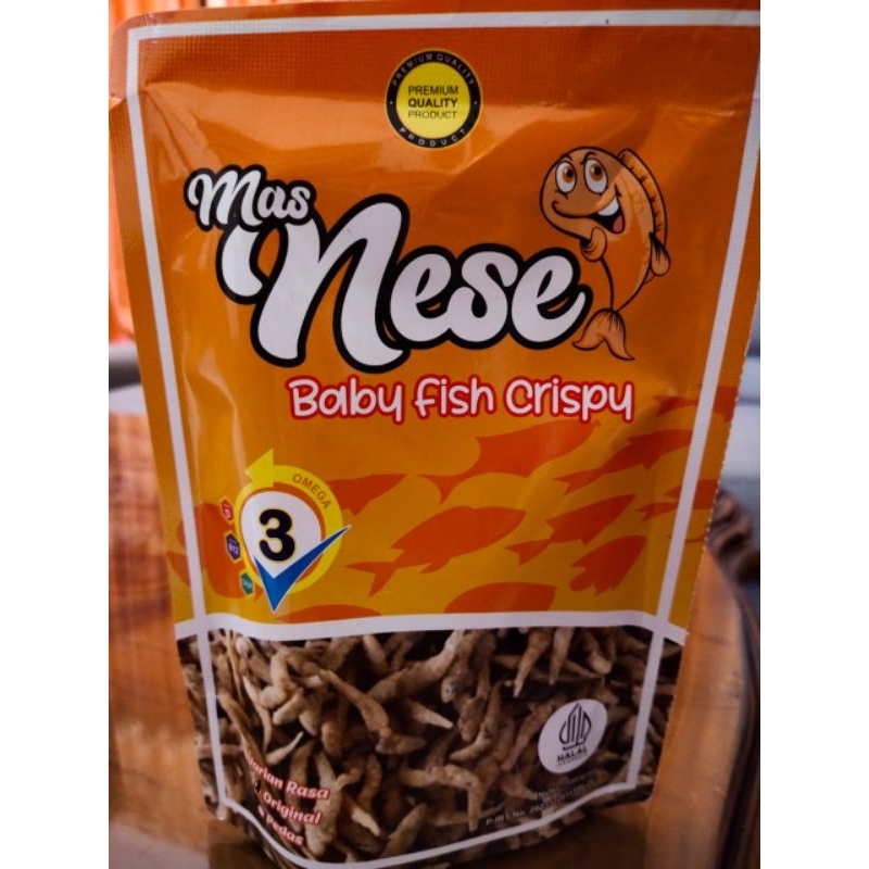 

Mas Nese baby fish crispy (ikan cethul)