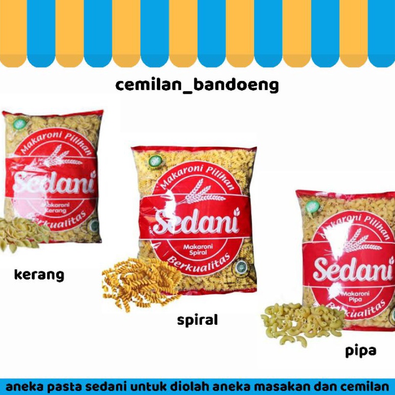 

Best Pr0duk MAKARONI SEDANI SPIRAL PIPA KERANG MENTAH 1 KG [130]