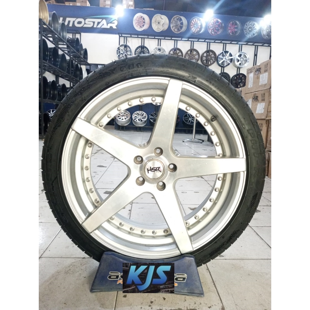 Velg Racing Second Ring 20 HSR Pcd 5x114 Ban 245/40 R20 Buat CRV Innova Xtrail Camry Alphard Civic P