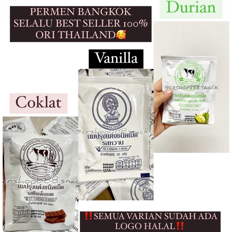 

➔ Permen Susu Thailand / Thailand Milk Tablet HALAL READY STOCK Promo ノ♪