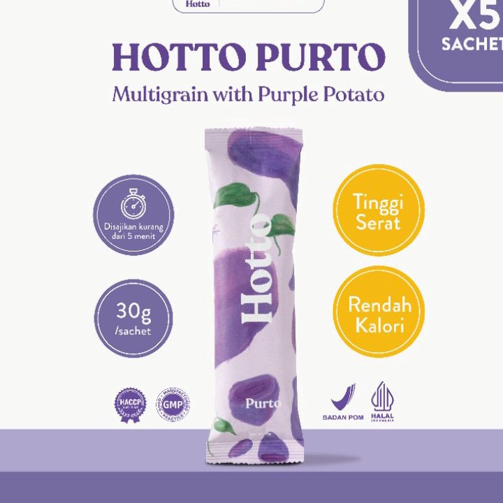 

MODEL CSB851 [5 SACHET] Hotto Purto Multigrain with Purple Potato