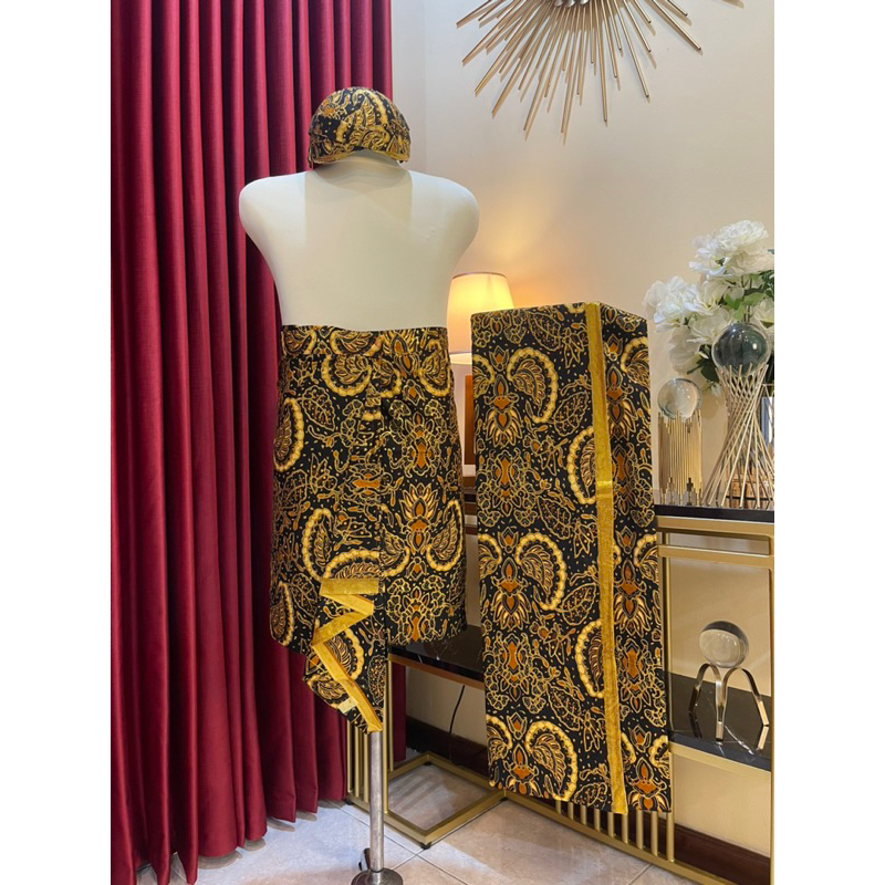 Set kain pengantin sunda & blangkon | Kain pengantin Prada | Kain pengantin