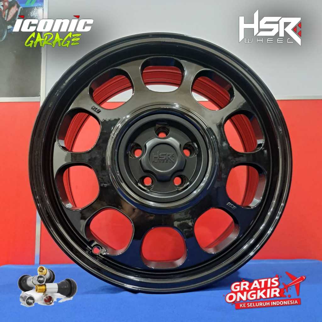 jual velg HSR KLG ring17 masuk mobil xtrail,innova,xpander,rush,terios toko velg dan ban palangkaray