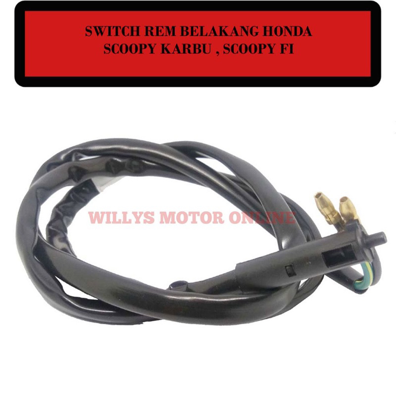 Switch Rem Belakang Scoopy Karbu Scoopy FI