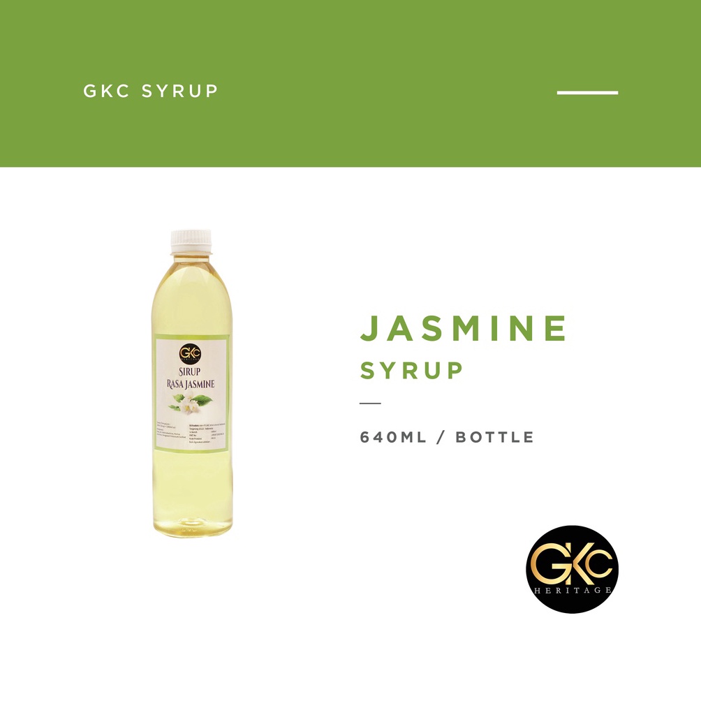 

❆ Sirup Jasmine / Melati Syrup Minuman GKC Heritage 640 ml (Import Quality) ➴Paling Popular