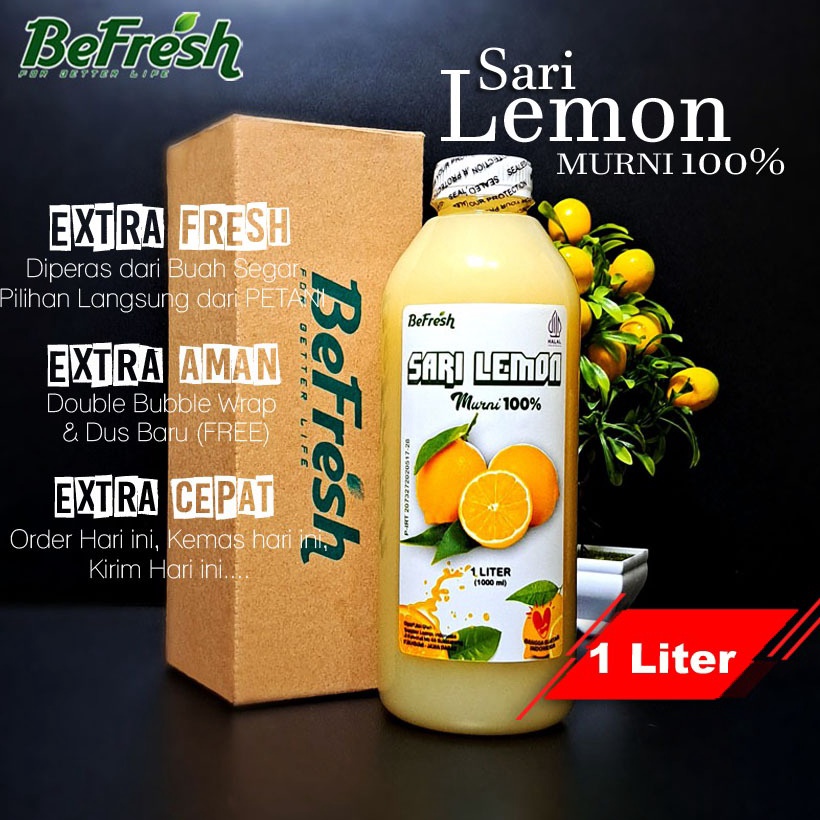 

[☹U70/] Sari Lemon Murni 1Liter Asli Untuk Diet Ampuh Penurun Berat Badan [30]