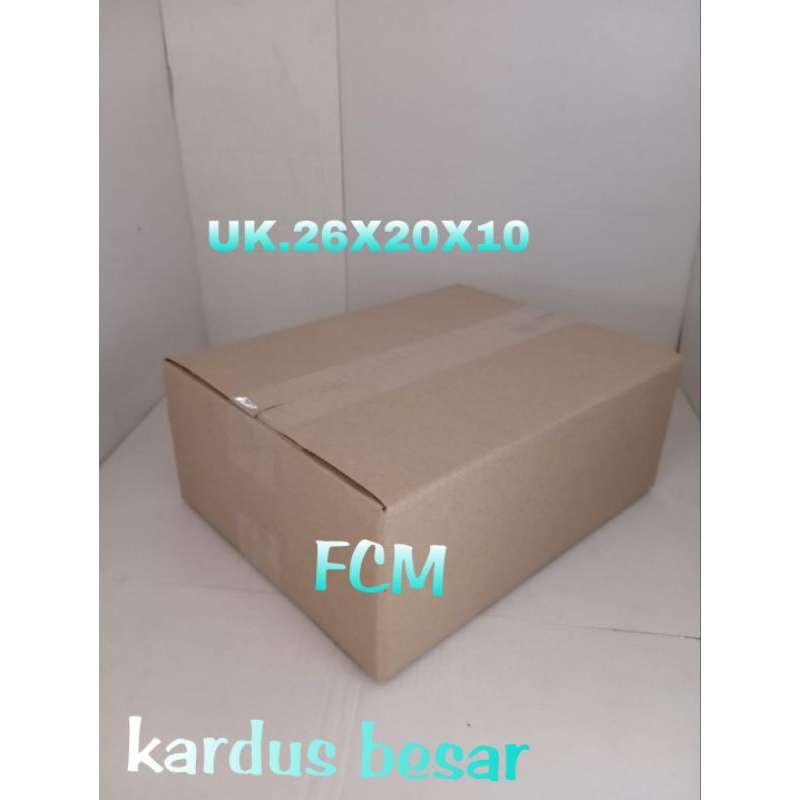 

kardus polos UK 26x20x10 kardus packing kardus besar