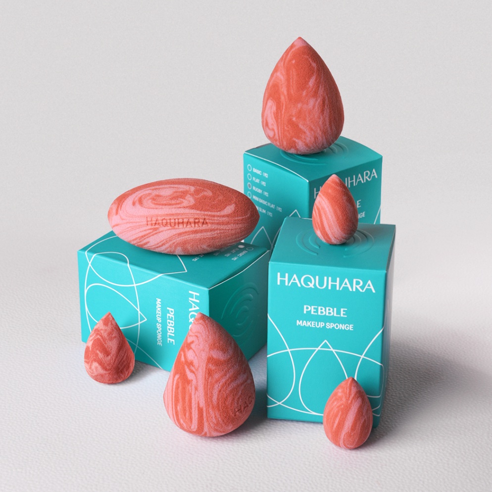 Sale?? Haquhara Pebble Terracotta Makeup Sponge / Spons Makeup Beauty Blender l8cqg