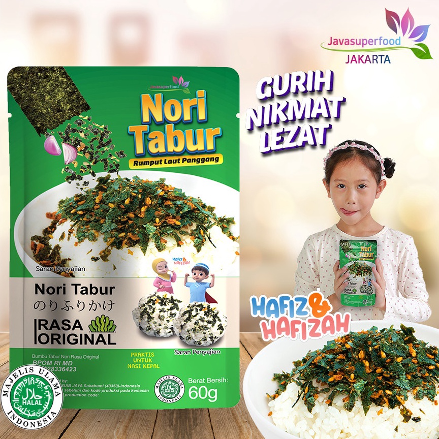 

R3ady St0ck JAVA Nori Tabur Original 60 gram Pouch Halal MUI Promo Tergila