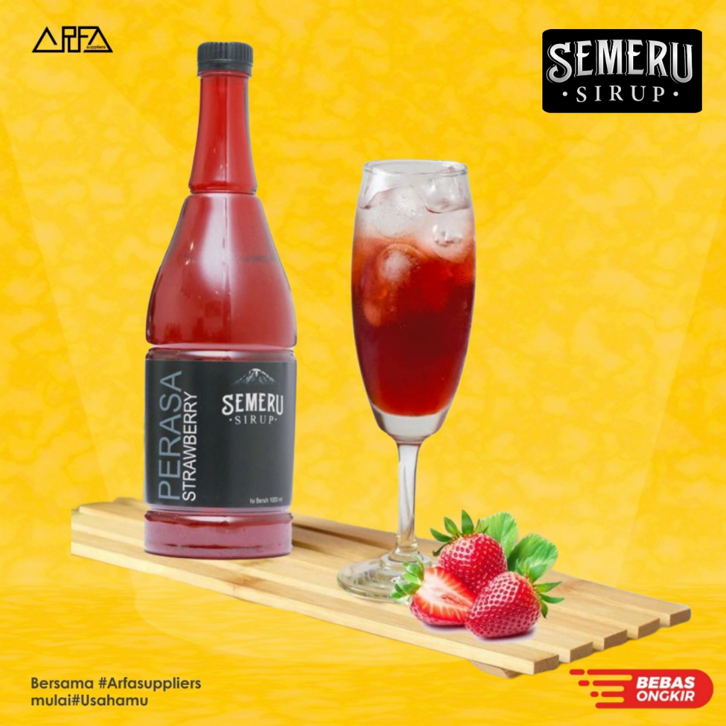 

Sirup Semeru Strawberry 1 Liter