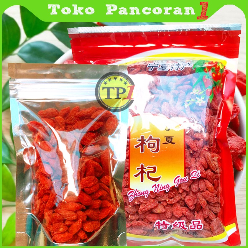 

Best Pr0duct Goji Berry / Ki Chi /Kiche Kie Che/ Wolfberries 200gram/ Goji Berry Premium Quality Potongan