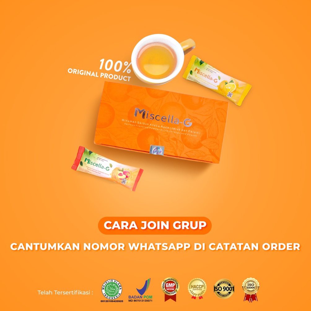 

MISCELLA-G | Suplemen untuk PROMIL , BUMIL , BUSUI , PERAWATAN KECANTIKAN dan KESEHATAN TUBUH | HALAL | BPOM hs6rn