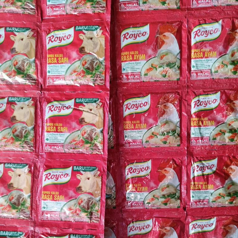 

royco sachet 500an 10 renteng (120pcs)