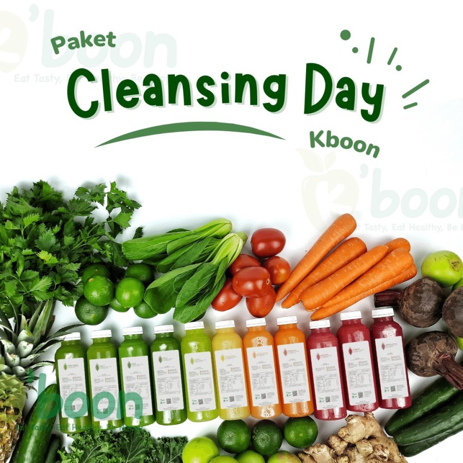 

KBOON - Paket Cleansing Day 10 botol @250ml/botol | 100% Halal MUI