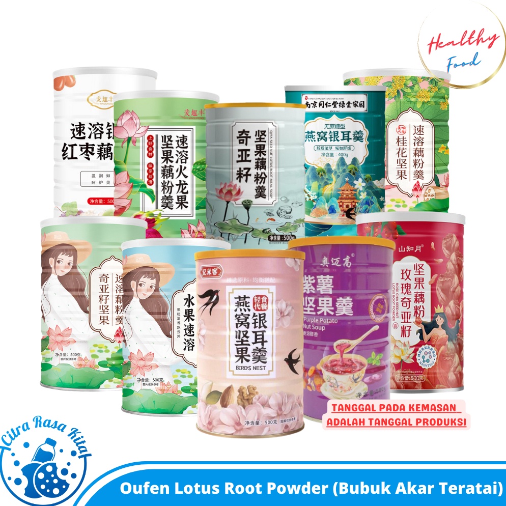 

➭ Ou fen Lotus Root Powder Halal Original / Bubuk Akar Teratai Best Terlaris