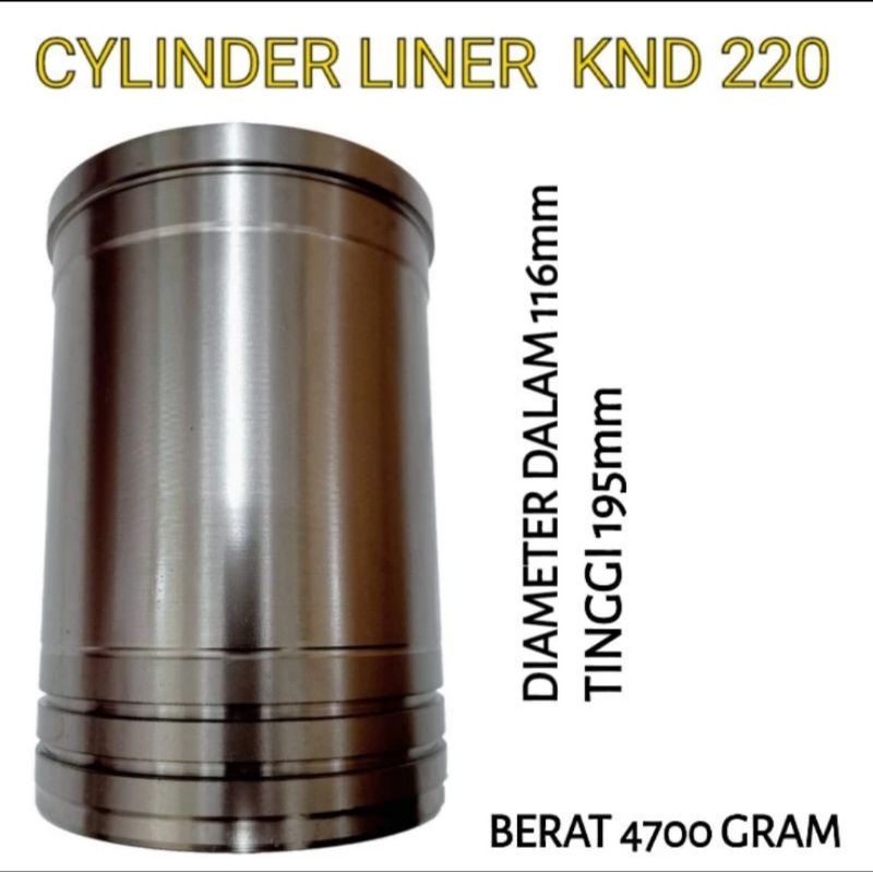 Boring Cylinder Liner Kubota KND220