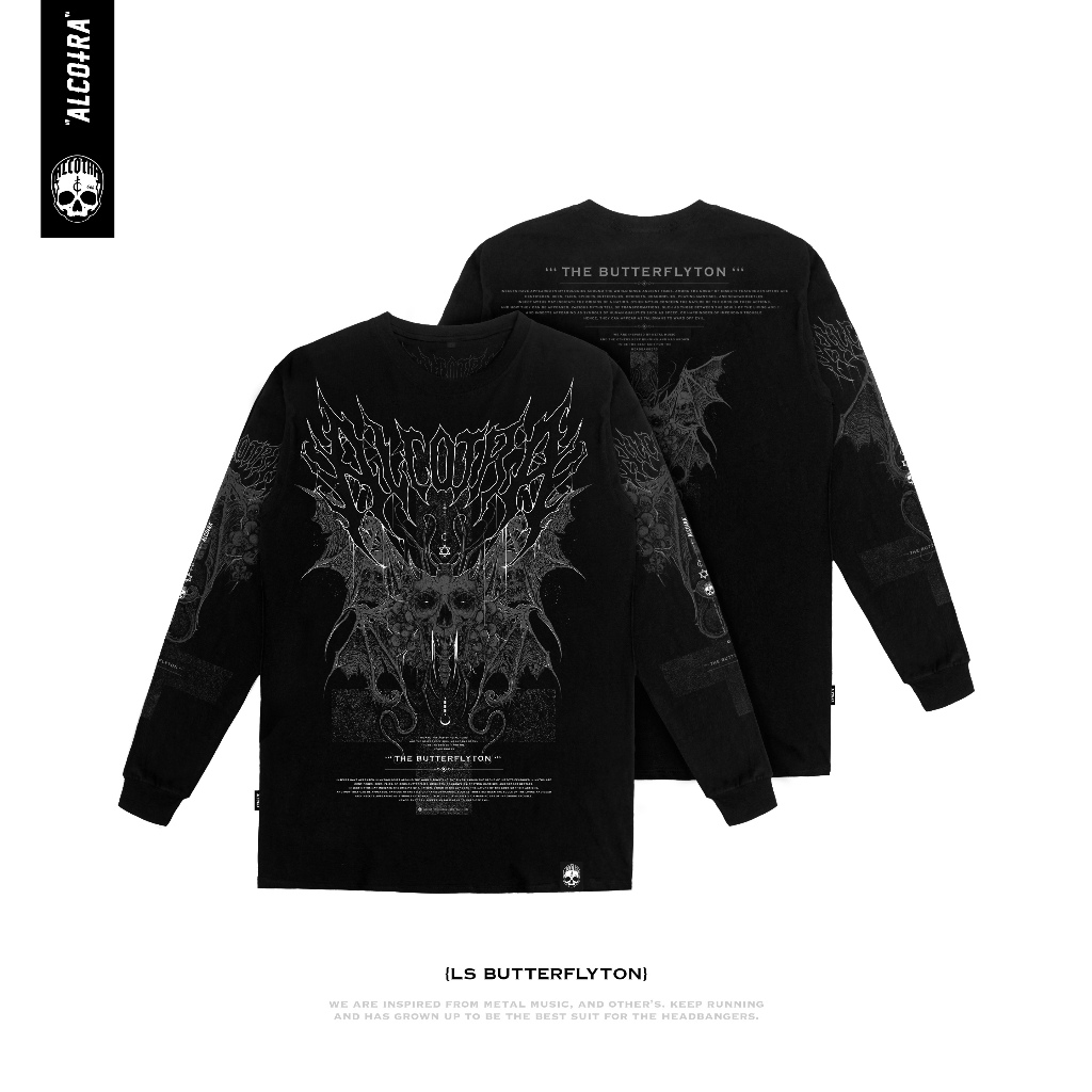 LS BUTTERFLYTON // LONGSLEEVE BUTTERFLYTON // KAOS LENGAN PANJANG ALCOTRA