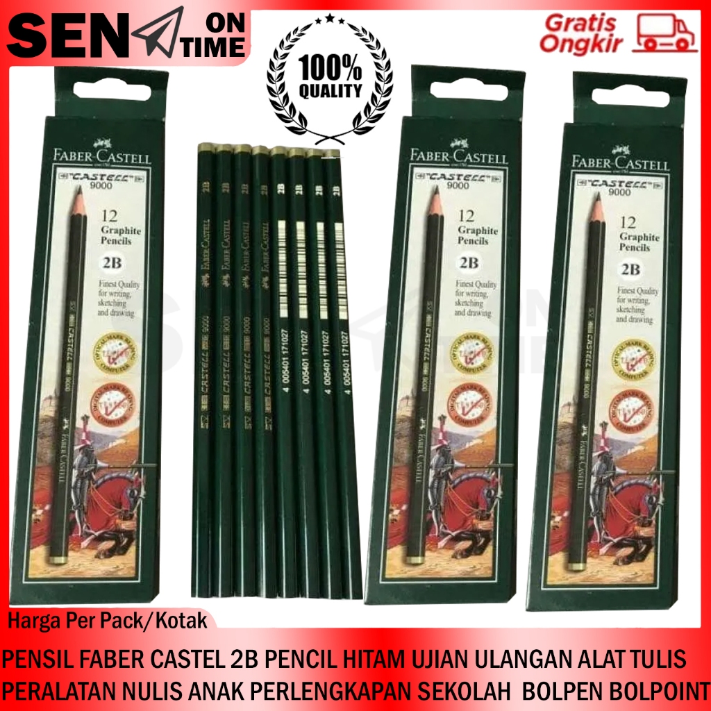

PENCIL HITAM PENSIL FABER CASTEL 2B UJIAN ULANGAN ALAT TULIS PERALATAN NULIS ANAK PERLENGKAPAN SEKOLAH BOLPEN BOLPOINT FEBER CENTLE PENSILL MENULIS NULIS PENCILL BOLPOIN BOLPENSIL FABERCASTEL