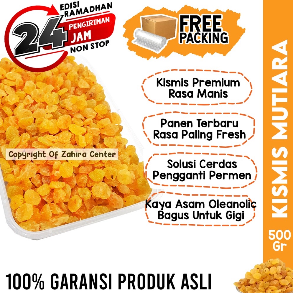 

P749 Kismis Simin Mutiara 500gr Kismis Arab Kismis Raisin Rasa Manis Enak Fresh Khas Arab MPASI Original Oleh-oleh Haji Umrah Baru