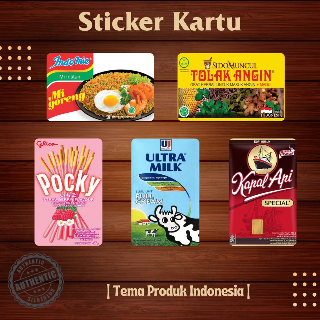 

Sticker Kartu ATM | Flazz | E-M0ney / Skin Card / Garskin Kartu || Tema Produk / Brand Indonesia